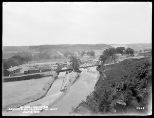Wachusett Reservoir, Sawyer's Mills, from the west, Boylston, Mass., Jul. 3, 1900