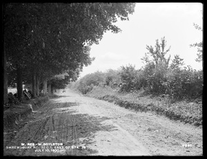 Wachusett Reservoir, Shrewsbury Road, Section 1, east of station 76, West Boylston, Mass., Jul. 10, 1900
