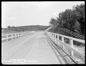 Wachusett Reservoir, Shrewsbury Road, Section 3, east of station 218, Boylston, Mass., Jul. 10, 1900