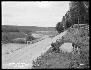 Wachusett Reservoir, Shrewsbury Road, Section 2, west of station 189, Boylston, Mass., Jul. 9, 1900