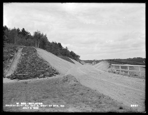 Wachusett Reservoir, Shrewsbury Road, Section 2, west of station 154, Boylston, Mass., Jul. 9, 1900