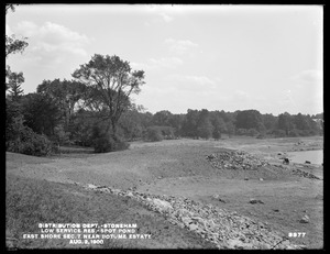 Distribution Department, Low Service Spot Pond Reservoir, east shore, Section 7, near Botume Estate, Stoneham, Mass., Aug. 2, 1900