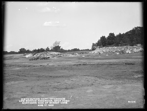 Distribution Department, Low Service Spot Pond Reservoir, northern side of Basket Cove, Stoneham, Mass., Aug. 17, 1900