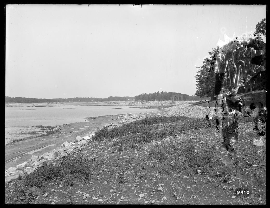 Distribution Department, Low Service Spot Pond Reservoir, northern part, from near the Botume Estate, Stoneham, Mass., Aug. 17, 1900