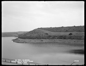 Wachusett Reservoir, stripping by Sandy Pond, Clinton, Mass., Aug. 6, 1900