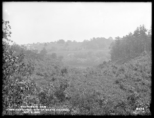 Wachusett Dam, Wachusett Waste Channel, Clinton, Mass., Sep. 8, 1900