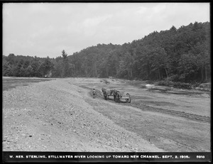 Wachusett Reservoir, Stillwater River, looking up toward new channel, Sterling, Mass., Sep. 2, 1905