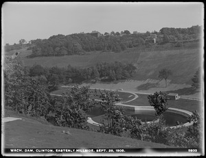 Wachusett Dam, easterly hillside, Clinton, Mass., Sep. 28, 1905