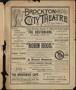 Robin Hood--written and composed for the Bostonians