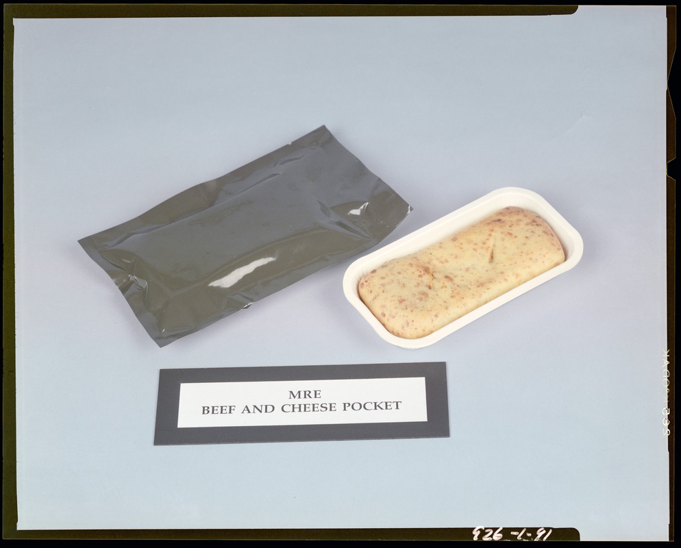 Food Lab Mre Beef And Cheese Pocket Digital Commonwealth