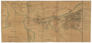 Plan des environs de New York (manuscrit) - Position du camp de l'armée combinée à Philippsburg du 6 juillet au 19 août - double