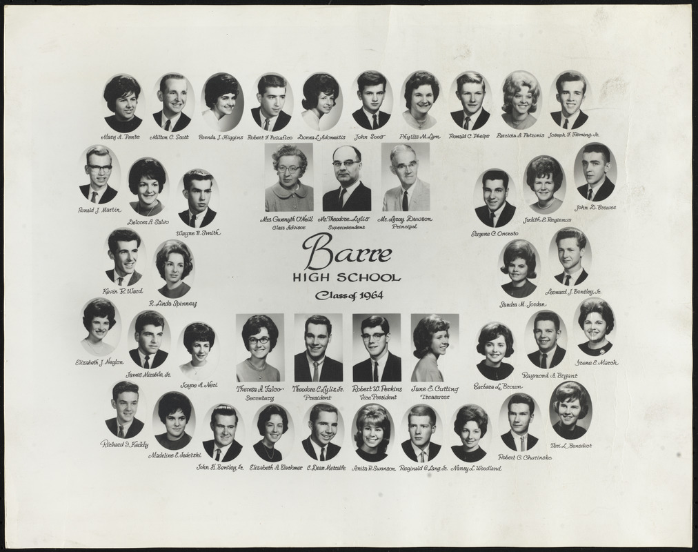 Barre High School class of 1964