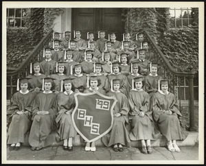 Barre High School graduation 1949