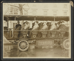 Barre High School class of 1912 on a trip around Washington, D.C.