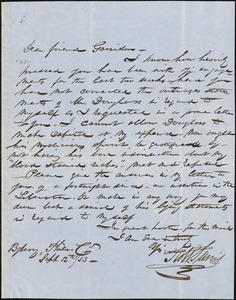 Letter from Robert Purvis, Philadelphia, [Pennsylvania], to William Lloyd Garrison, [18]53 Sept[ember] 12th