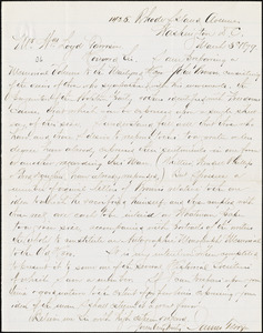 Letter from James Terry, Washington, [District of Columbia], to William Lloyd Garrison, 1879 March 3