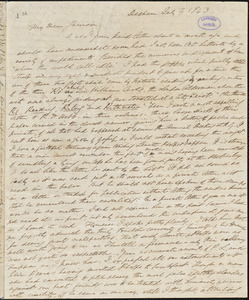 Letter from Edmund Quincy, Dedham, [Massachusetts], to William Lloyd Garrison, 1843 July 9
