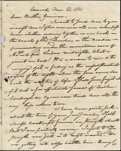 Letter from Nathaniel Peabody Rogers, Concord, [New Hampshire], to William Lloyd Garrison, 1841 Mar[ch] 14