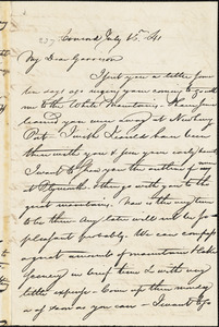 Letter from Nathaniel Peabody Rogers, Concord, [New Hampshire], to William Lloyd Garrison, [18]41 July 16th