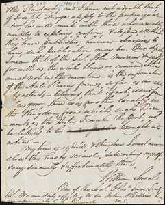 Letter from William Smeal to William Lloyd Garrison, [1841]