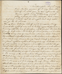 Letter from Stephen C. Rush, Northampton, [Massachusetts], to William Lloyd Garrison, 1844 July 21st