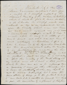Letter from Henry Bush, Rochester, to William Lloyd Garrison, 1849 Feb[ruar]y 3