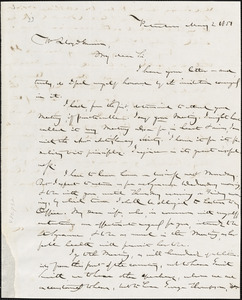Letter from Gerrit Smith, Peterboro, [New York], to William Lloyd Garrison, 1851 May 2