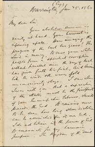 Letter from William Robson, Warrington, [England], to William Lloyd Garrison, 1860 Jan[uary] 25