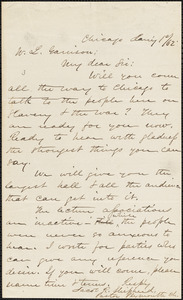 Letter from Jacob Rudd Shipher, Chicago, [Illinois], to William Lloyd Garrison, [18]62 Jan[uar]y 1