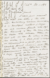 Letter from James Miller M'Kim, Phila[delphia, Pennsylvania], to Richard Davis Webb, 1862 Feb[ruary] 1