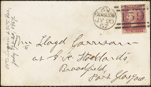 Letter from Robert Rae, Glasgow, [Scotland], to William Logan, [1867] July 19