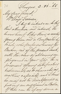 Letter from William Smeal, Glasgow, [Scotland], to William Lloyd Garrison, 1868
