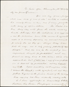 Letter from Elias Smith, Bloomington, Ill[inois], to William Lloyd Garrison, 1869 Ap[ri]l 4