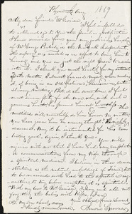 Letter from Bourne Spooner, Plymouth, [Massachusetts], to William Lloyd Garrison, [1869] Aug[ust]