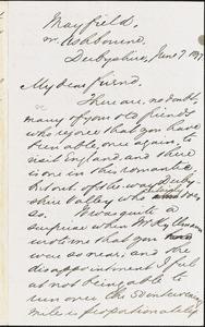 Letter from Joseph Simpson, Mayfield, Ashbourne, Derbyshire, [England], to William Lloyd Garrison, 1877 June 7