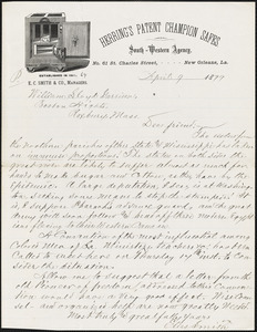 Letter from Elias Smith, New Orleans, L[ouisian]a, to William Lloyd Garrison, 1879 April 9