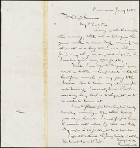 Letter from Gerrit Smith, Peterboro, [New York], to William Lloyd Garrison, 1853 Jan[uar]y 1
