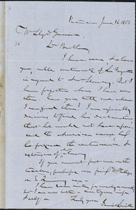Letter from Gerrit Smith, Peterboro, [New York], to William Lloyd Garrison, 1853 June 16