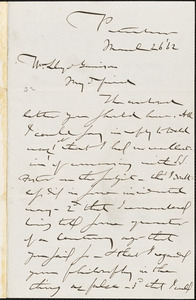 Letter from Gerrit Smith, Peterboro, [New York], to William Lloyd Garrison, [18]62 March 26