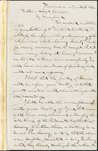 Letter from Gerrit Smith, Peterboro, [New York], to William Lloyd Garrison, 1862 April 16