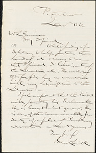 Letter from Gerrit Smith, Peterboro, [New York], to William Lloyd Garrison, [18]62 De[cember] 13