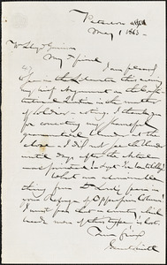 Letter from Gerrit Smith, Peterboro, [New York], to William Lloyd Garrison, 1863 May 1