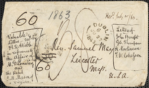 Letter from Gerrit Smith, Peterboro, [New York], to William Lloyd Garrison, [18]63 June 12