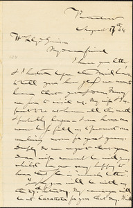 Letter from Gerrit Smith, Peterboro, [New York], to William Lloyd Garrison, [18]64 August 17