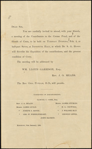 Letter from Samuel Gridley Howe, Roxbury, [Boston, Massachusetts], 1868 January 31st