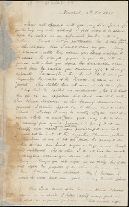 Letter from Lewis Tappan, New York, [New York], to William Lloyd Garrison, 1835 Feb[ruary] 5th