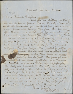 Letter from Giles Badger Stebbins, Rochester, N[ew] Y[ork], to William Lloyd Garrison, 1852 June 5t