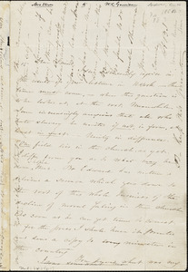 Letter from Harriet Beecher Stowe, [Andover, Massachusetts], to William Lloyd Garrison, [1854 February 18]