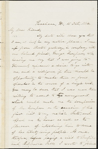 Letter from Oliver Johnson, Peacham, V[ermon]t, to Samuel May, 1864 Oct[ober] 15