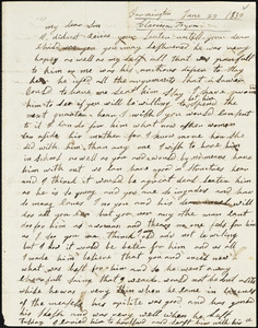 Letter from Clarissa Bodwell Phelps Tyron, Farmington, [Connecticut], to Amos Augustus Phelps, 1839 June 29